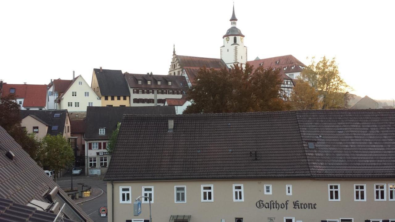 Ferienwohnung "Schwaebische Alb" , Pension Wauri Waldenbuch Eksteriør billede